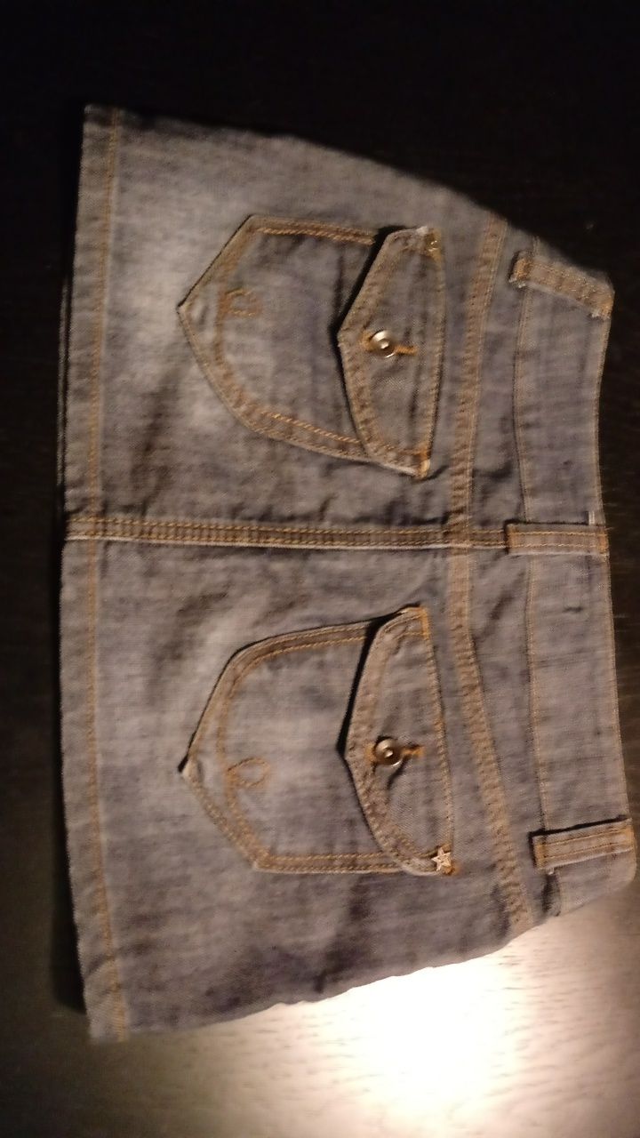Mini spódniczka dżinsowa r. Xs slim
