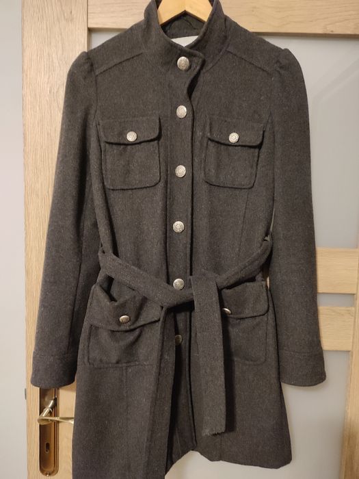 Płaszcz wełniany H&M