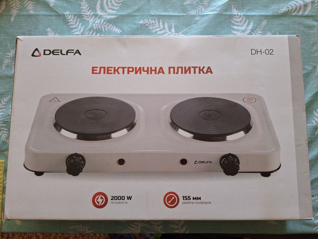 Електрична плитка (электрическая плита) Delfa DH-02