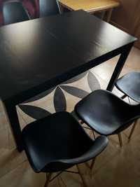 Zestaw/komplet stół z krzesłami, stół 140x85 rozkładany, 6 krzeseł