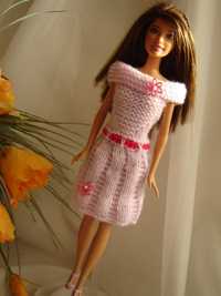 Dla Barbie zestaw 3 sukienki