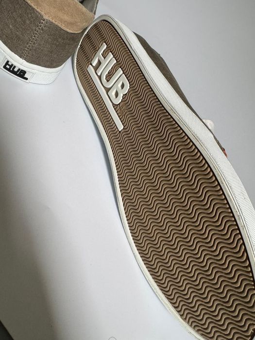 Nowe trampki sneakersy męskie HUB zielone 44