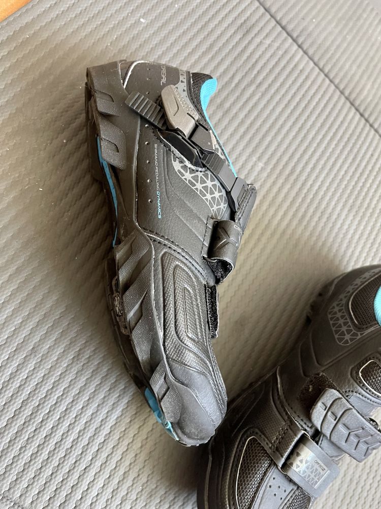 Sapatinhas Shimano ciclismo para mulher