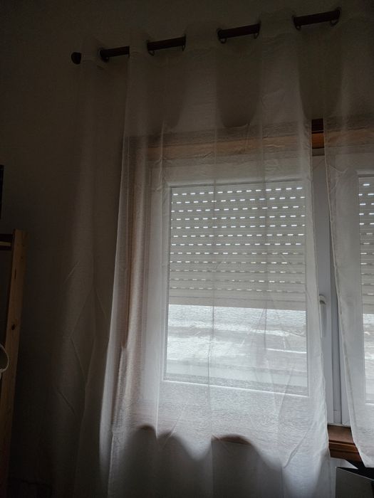 Cortinas translúcidas (par)