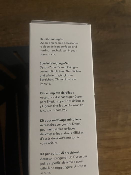 Dyson cleaning kit - zestaw nowych końcówek