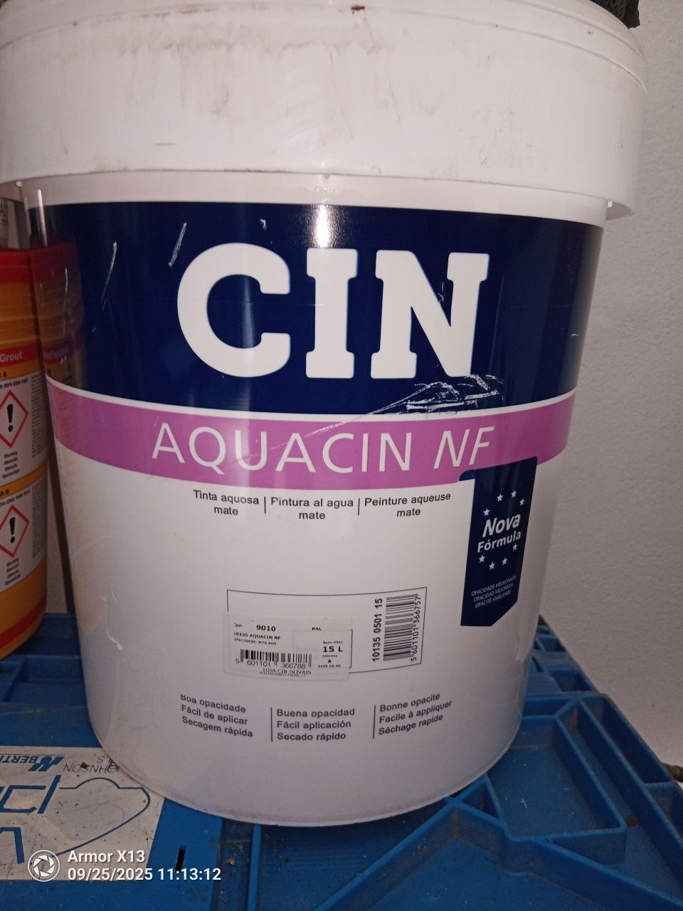 Tinta branca de qualidade