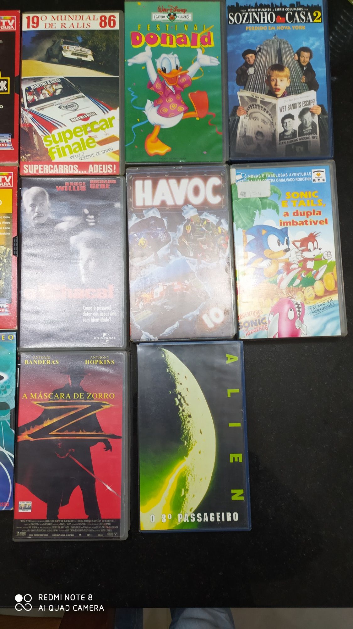 Filmes em Cassete VHS (originais)