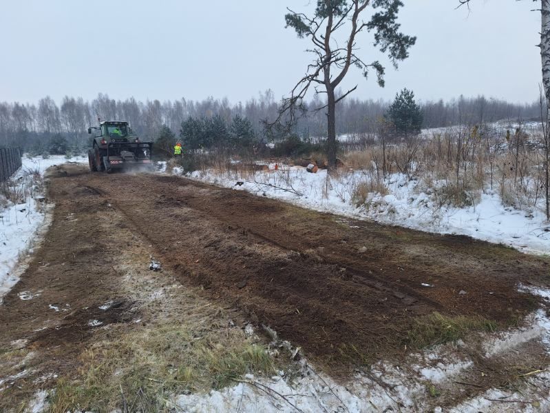 Mulczer Wgłębny Mulczer Leśny Wycinka drzew Frezowanie pni drzew