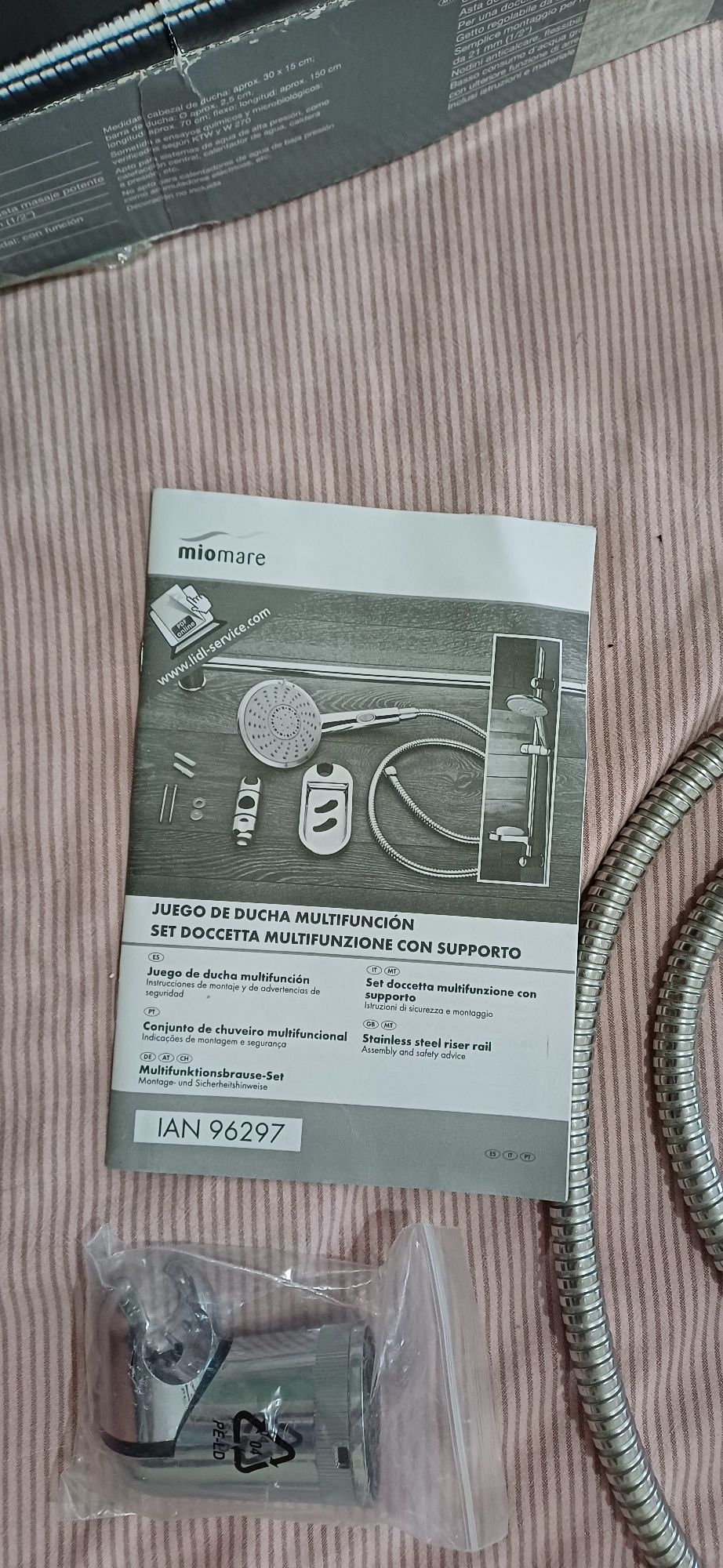 Conjunto de chuveiro multifunções miomare