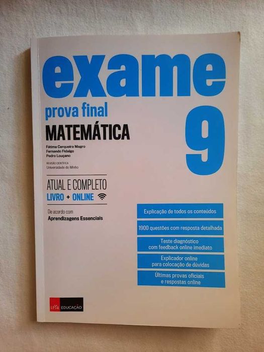 Livro Prova Final 9º ano - Matemática
