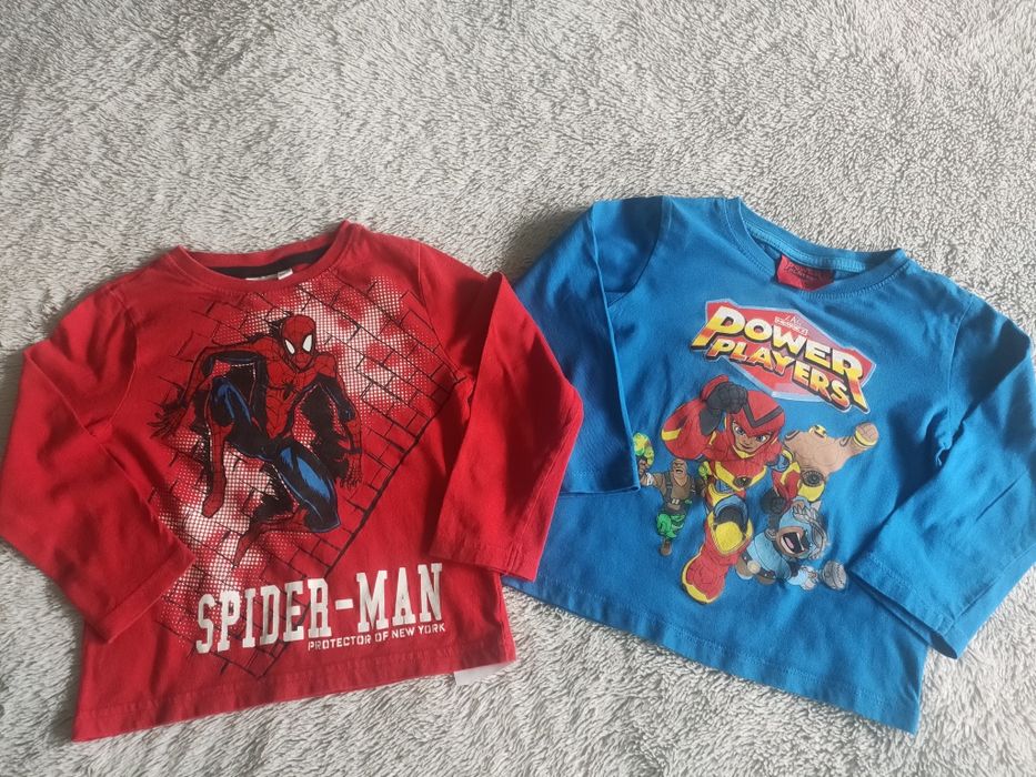 Bluzki chłopięce z superbohaterami, rozm 98