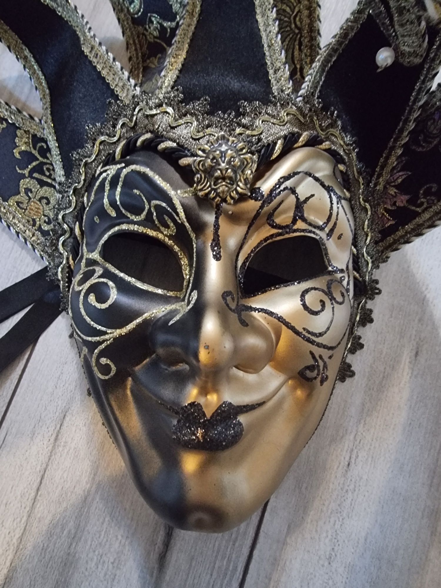 La maschera del galeone maska venecka ręcznie malowana