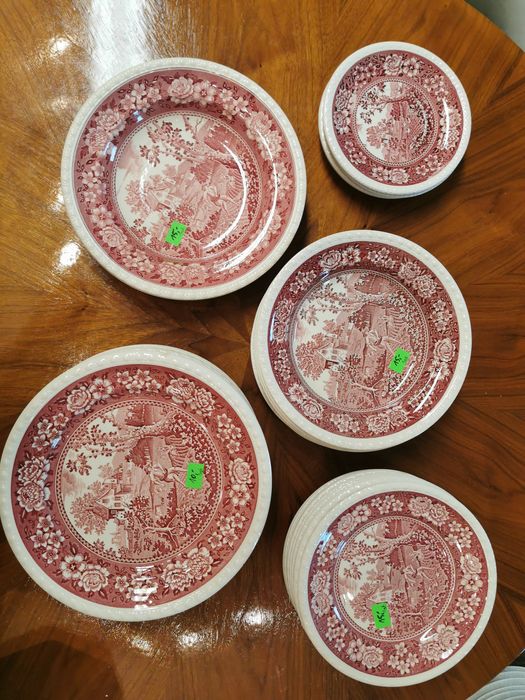 Talerze VILLEROY&BOCH na sztuki Rusticana bordowa bordo czerwona