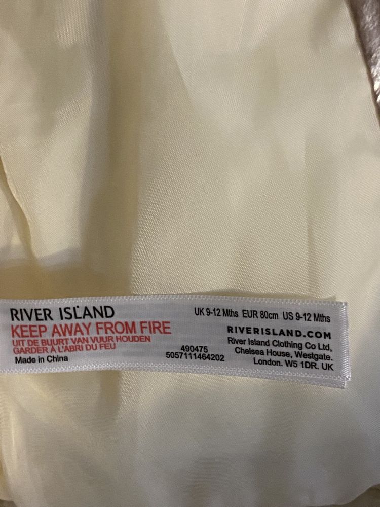 Шикарная зимняя куртка на девочку, River Island