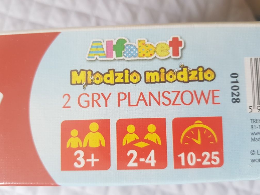 NOWE gry Kubuś Puchatek Alfabet i Miodzio, 3+, 2-4 os. Disney Trefl