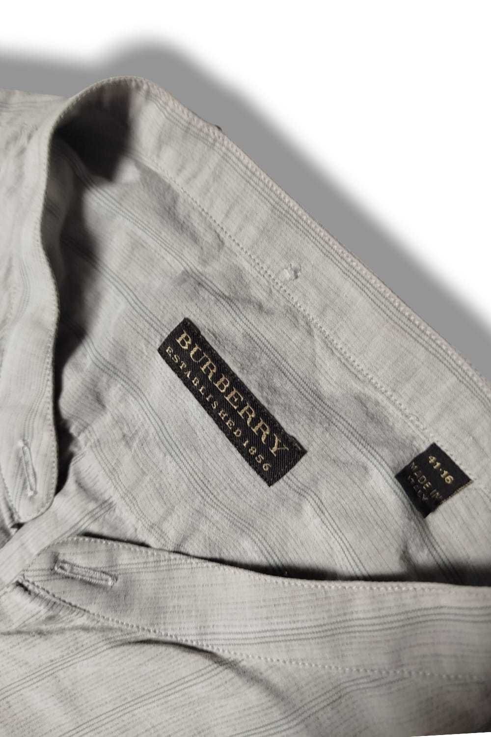 Burberry Striped Shirt Button Up Koszula W paski zapinana na guziki