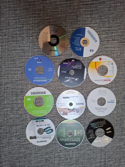 Płyty CD i DVD różne programy, sterowniki