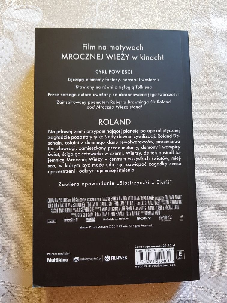 MROCZNA WIEŻA Roland - Stephen King