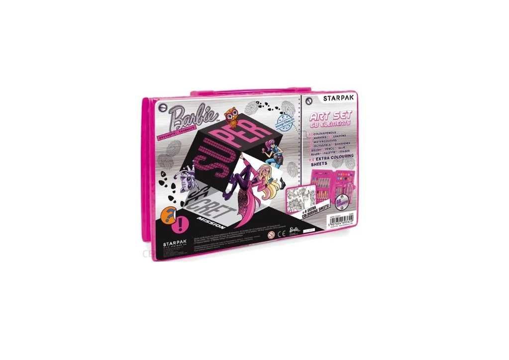 Zestaw artystyczny BARBIE - 68 elementów