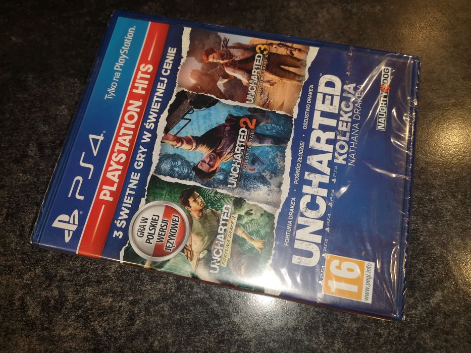 Uncharted Kolekcja 1-3 PS4 gra PL (nowa w folii) sklep Ursus