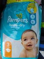 Підгузники Pampers baby dry 3 115 шт. Укрпоштою безкоштовно.