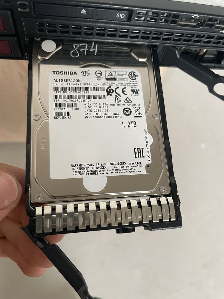 Сервер HP Proliant DL 360p G8 (8x2,5) OEM