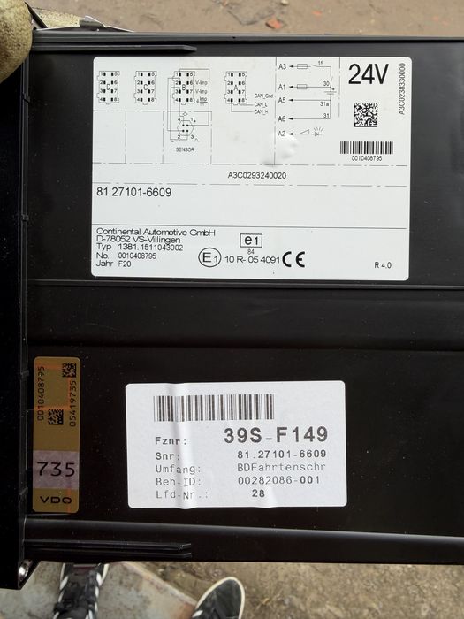 VDO Тахограф для вантажівок чи Автобусів