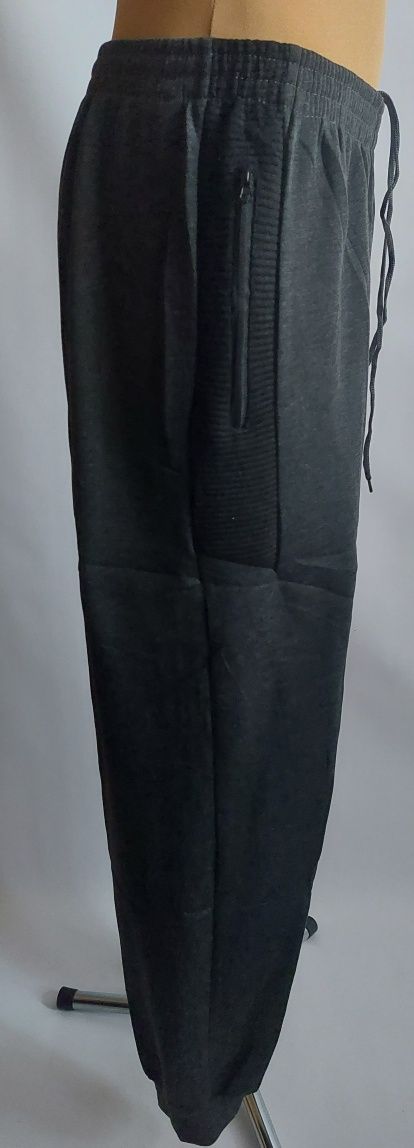 Spodnie męskie dresowe ocieplane ze ściągaczem LINTEBOB RP41297LK 2 XL
