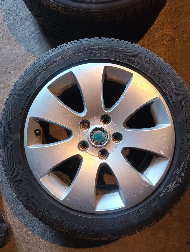 Kola zimowe 5x112 205/55/16 Audi skoda