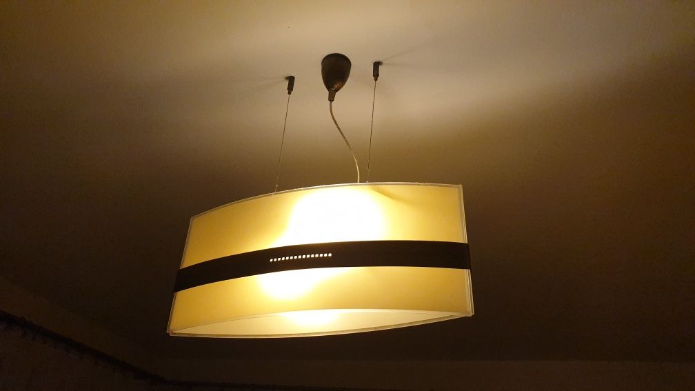 Komplet dwóch lamp sufitowych