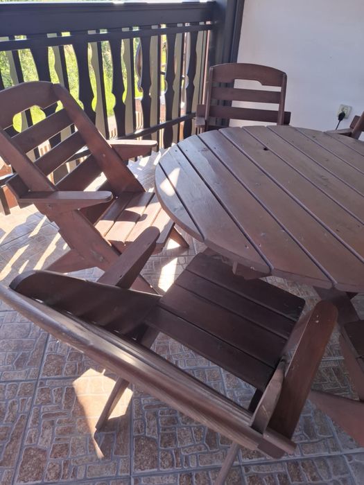 Skladane meble ogrodowe