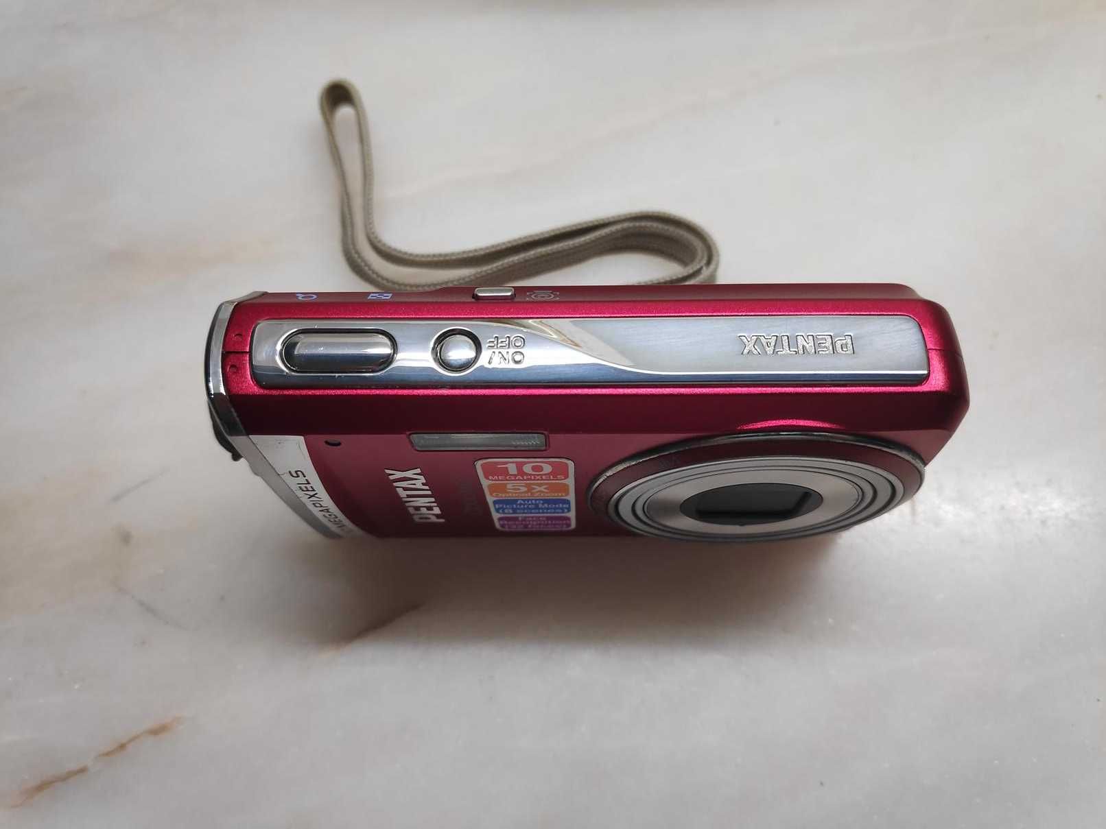 Máquina fotográfica Pentax Optio M60 10MP True Red