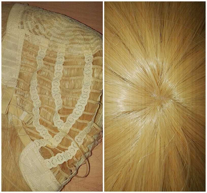 Historia Snk Ruchomy Zamek Hauru blond peruka żółta cosplay wig