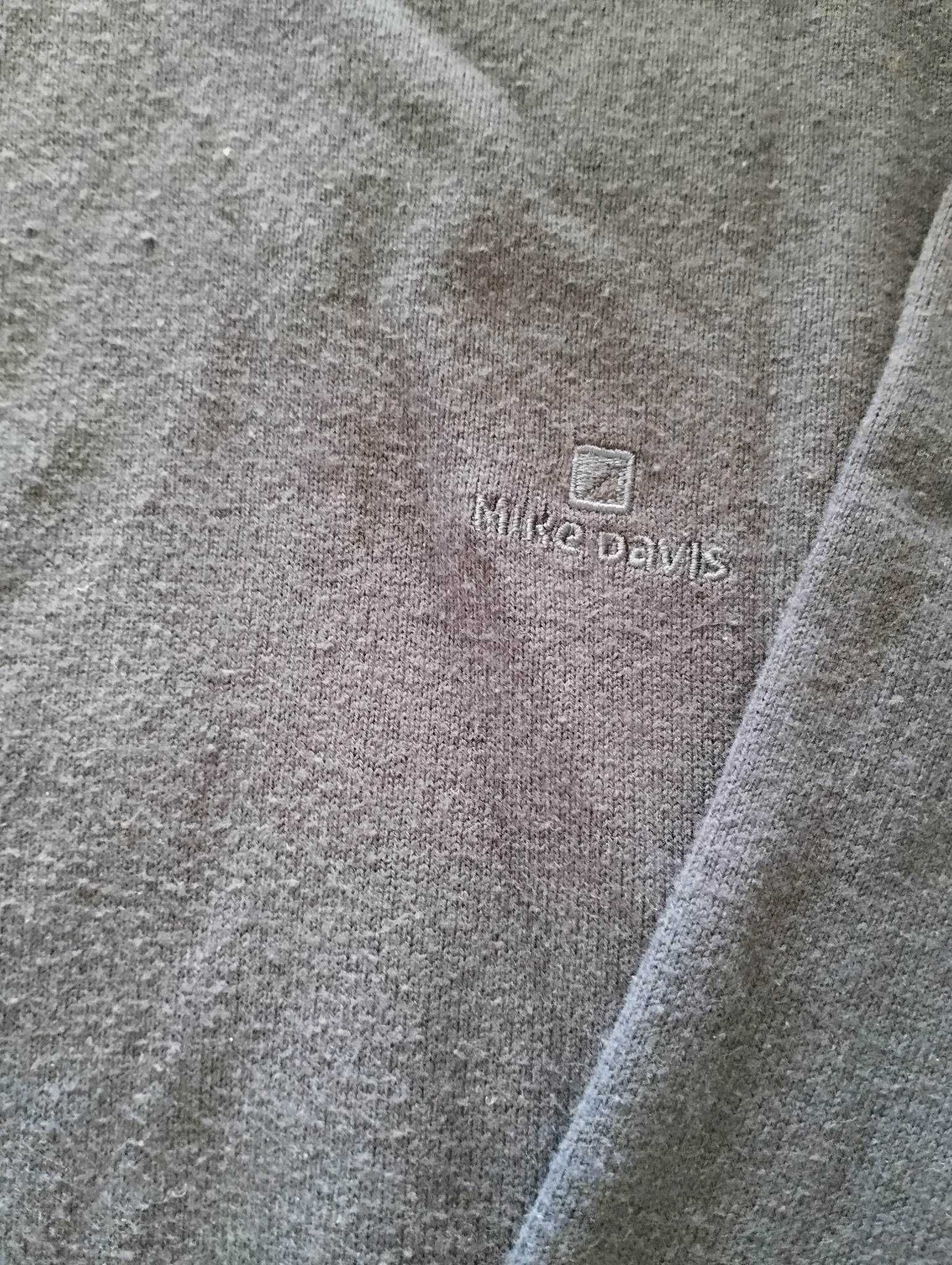 Camisola azul escura Mike Davis tamanho M