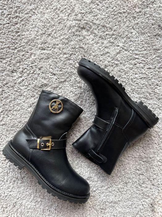 Шкіряні чоботи оригінал Patrizia Pepe