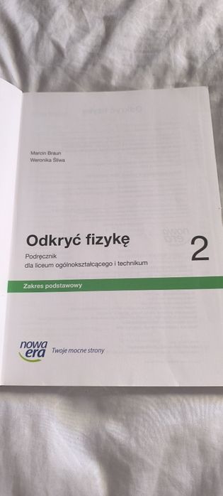 Odkryć fizykę 2 zakres podstawowy podręcznik