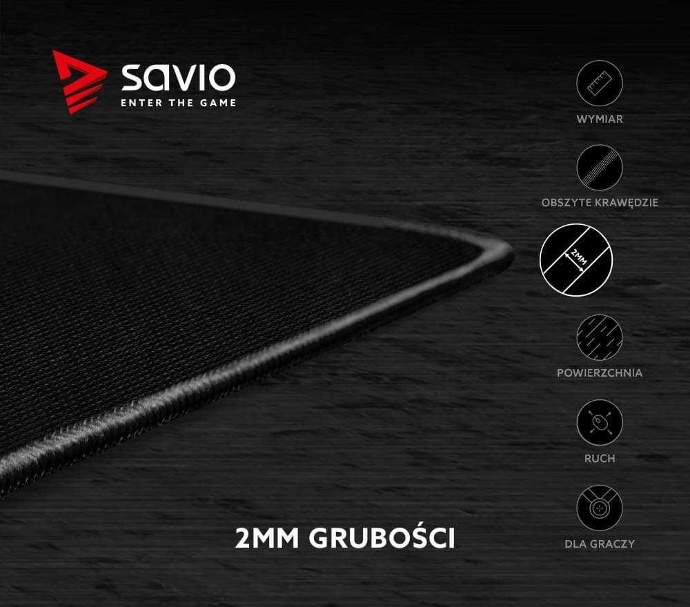 Savio Podkładka pod mysz 250x250 Precision Control S