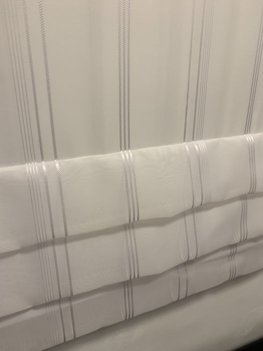 Ekran Panel firanka świąteczna choinka serce śnieżynka