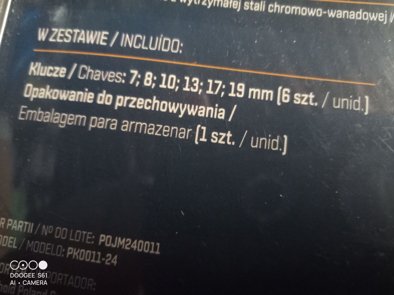 Nowy komplet kluczy fajkowych