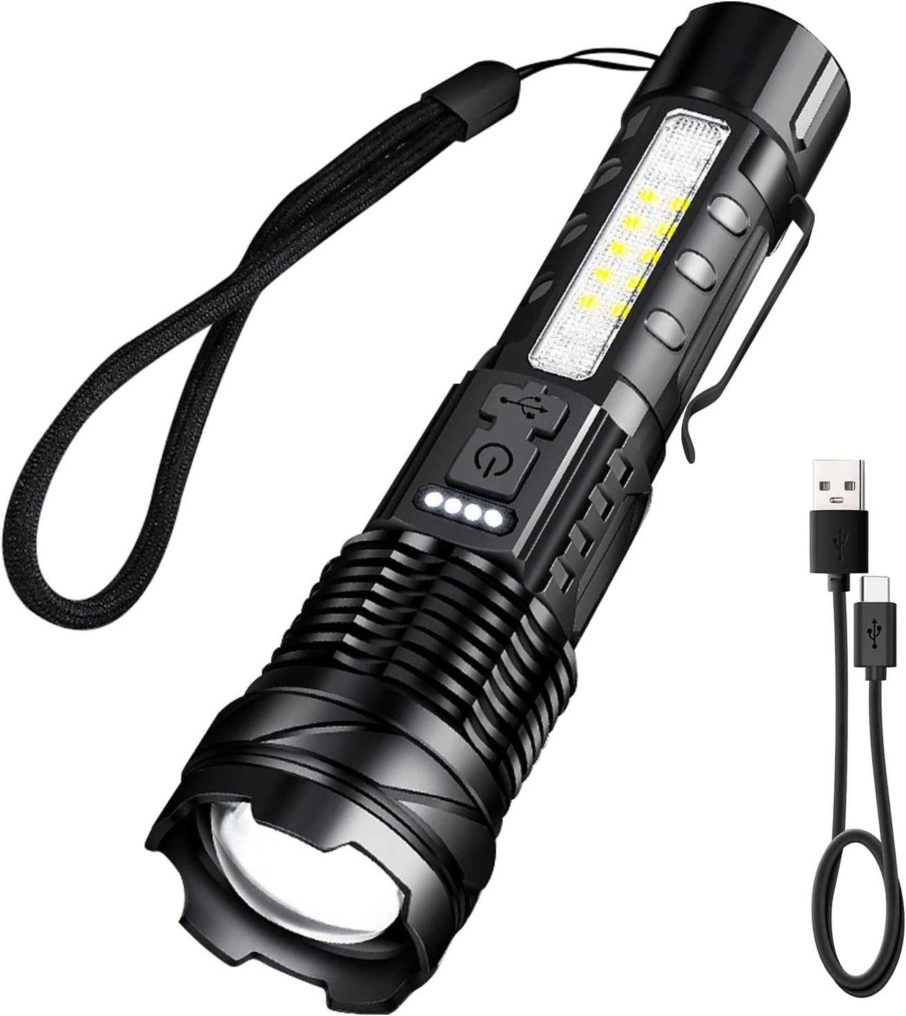 Nowa latarka/ LED/ oświetlenie/ lampka/ lampa/ 2000 LM/ USB !5167-A!