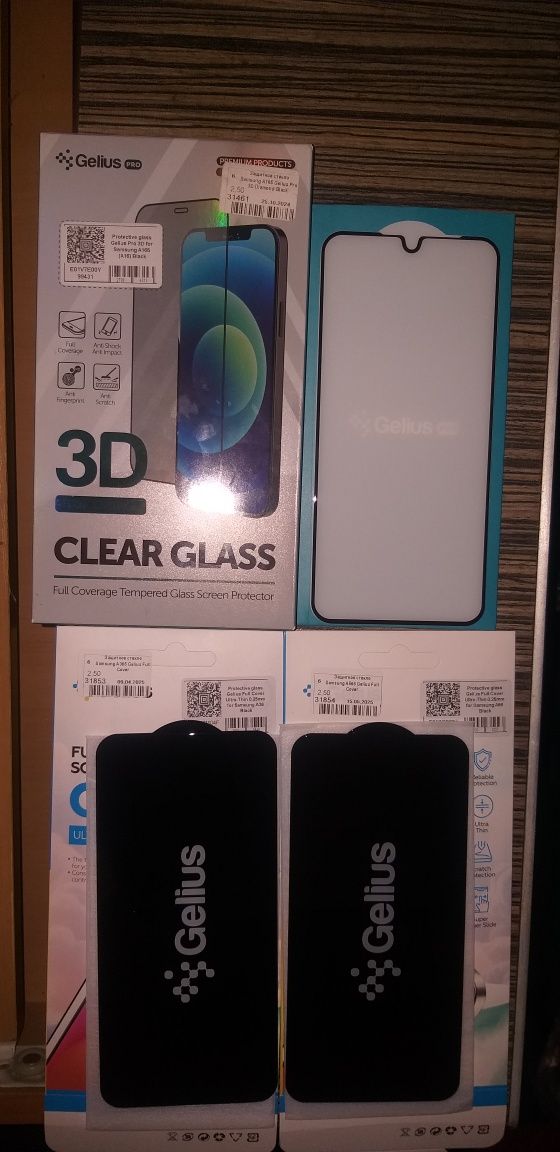 Samsung A36,A56 Защитное Стекло Full Glue Олеофобное Покрытие 9H