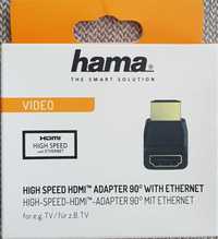 Adapter 90* kątowy HDMI  video
