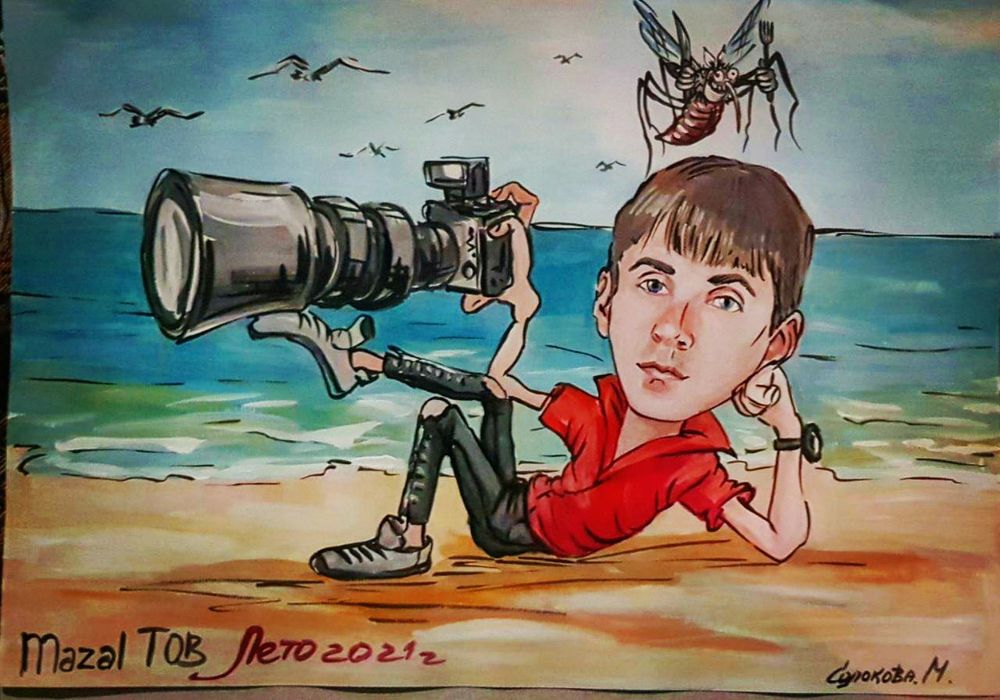 Портрет, шарж на замовлення по фото. Карикатура, картина, художник.