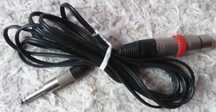 Kabel do mikrofonu z dwoma wtykami