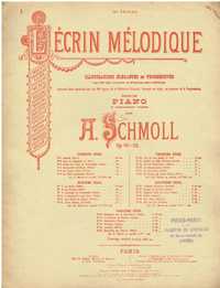 8016 - Partitura LÉcrin Mèlodique de A. Schmoll