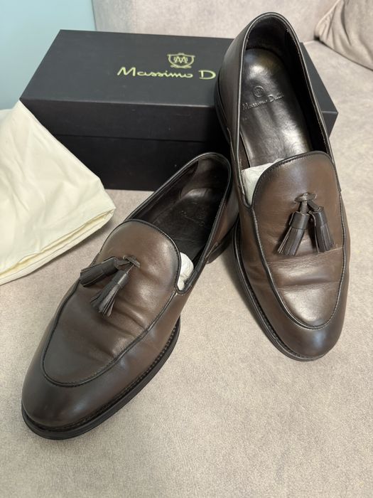 Чоловічі шкіряні лофери Massimo Dutti, 43 розмір