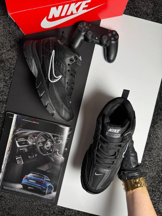 Мужские кроссовки найк Nike Initiator High Fur Black [41-46]