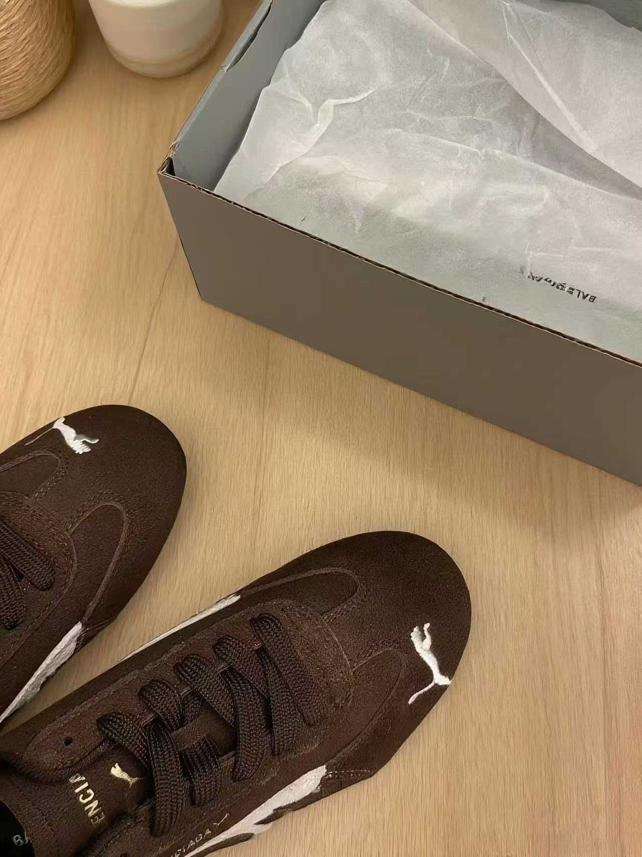 PUMA com Balenciaga Speedcat, tênis casual