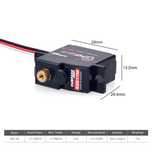 Serwo serwomotor Surpasshobby 17g 1,8kg do modelu rc 1:16 1:18 SG HBX