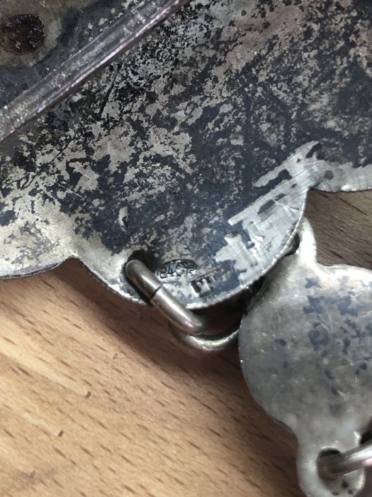 Антикварный пояс Кавказ Кубачи, серебро